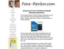 Tablet Screenshot of fone-review.com